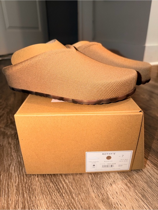 Rothy's Shoes - Rothy's Tan Slip-On Mules